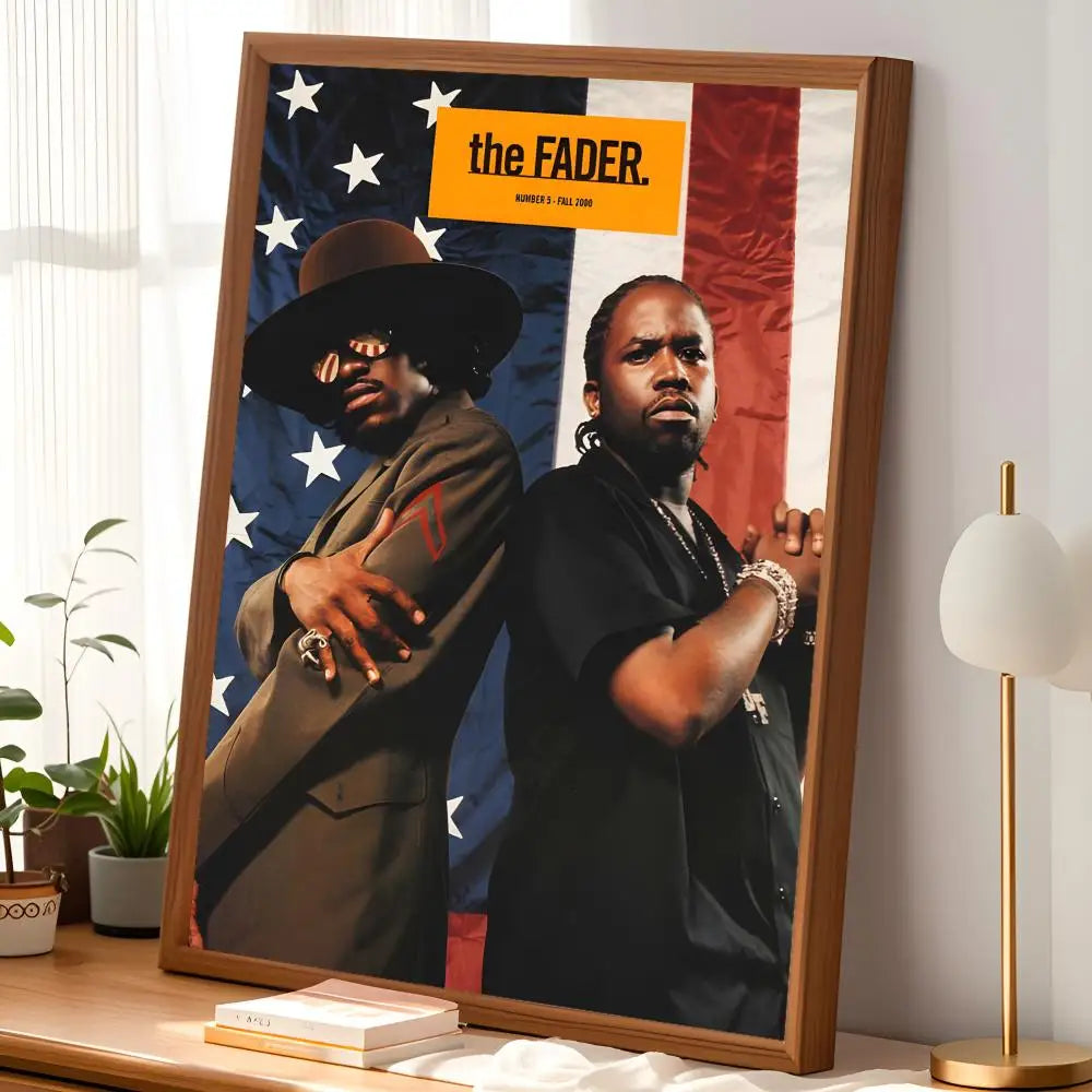 OutKast Band Poster – Self-Stick HD PVC Waterproof Wall Art