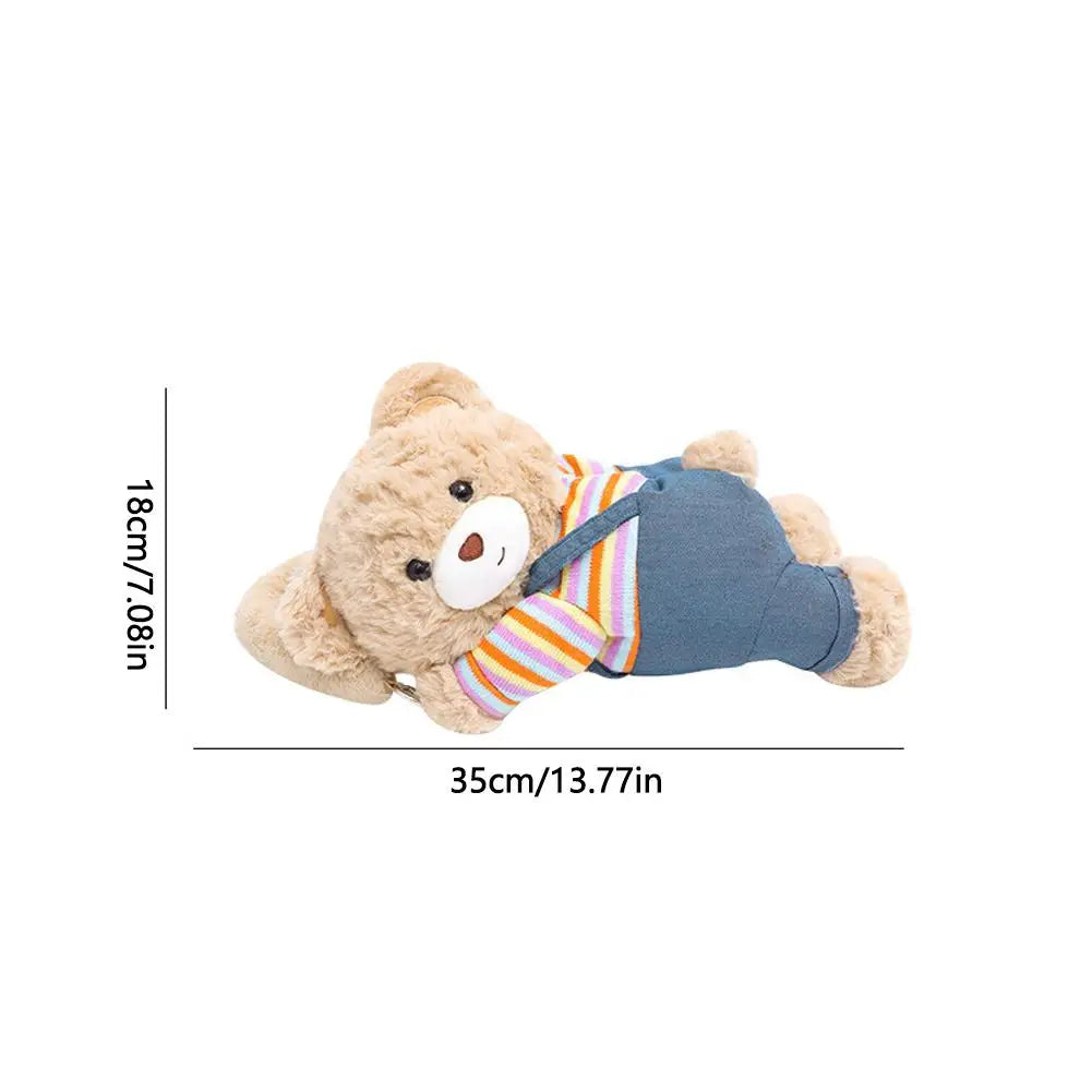 Cute Bear Plush Car Tissue Box Holder – Car & Home Decor