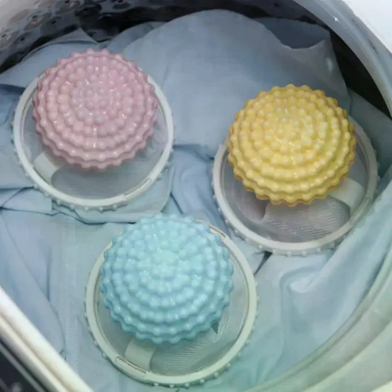 Reusable Washing Machine Lint Catcher & Hair Filter Balls