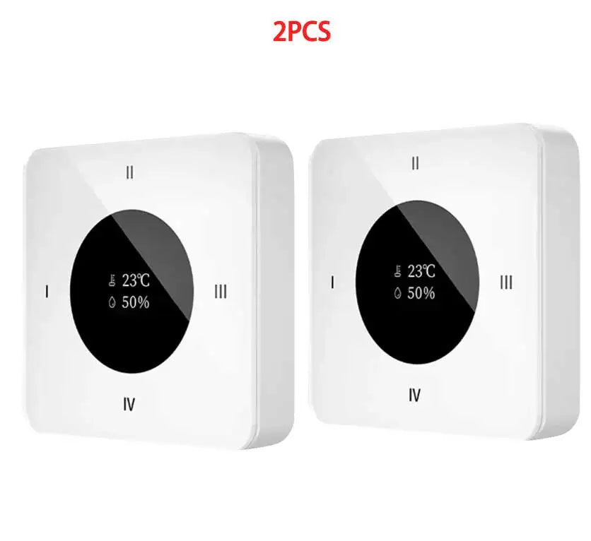 Linptech Wireless Switch KS1 Glass Screen Temperature Humidity Sensor