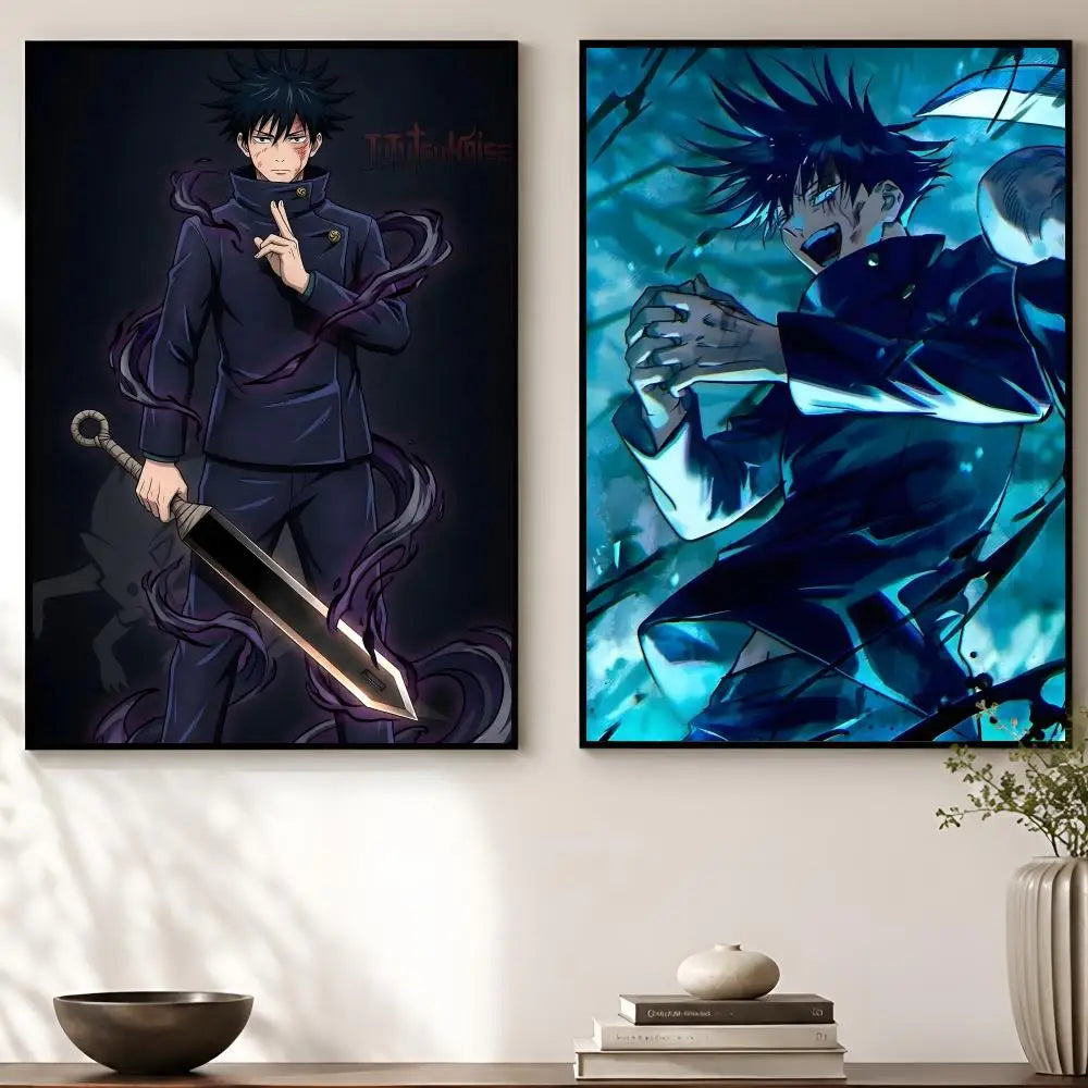 Megumi Fushiguro Waterproof Self-Adhesive Wall Poster | HD Art