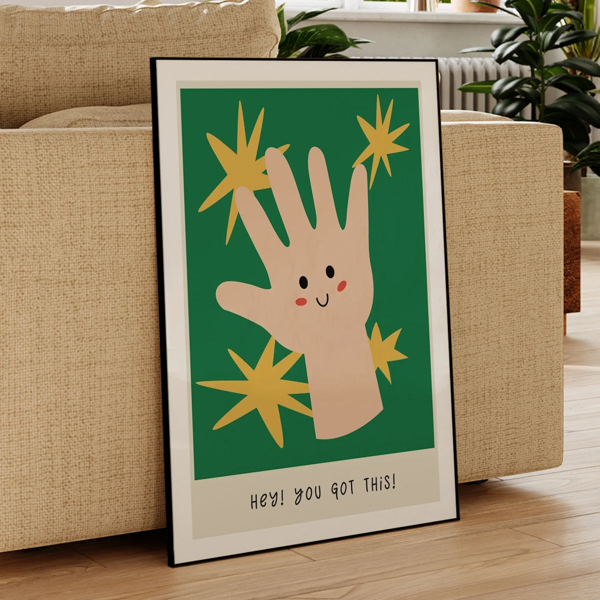 "Hey, You Got This" Motivational Canvas Wall Art Print