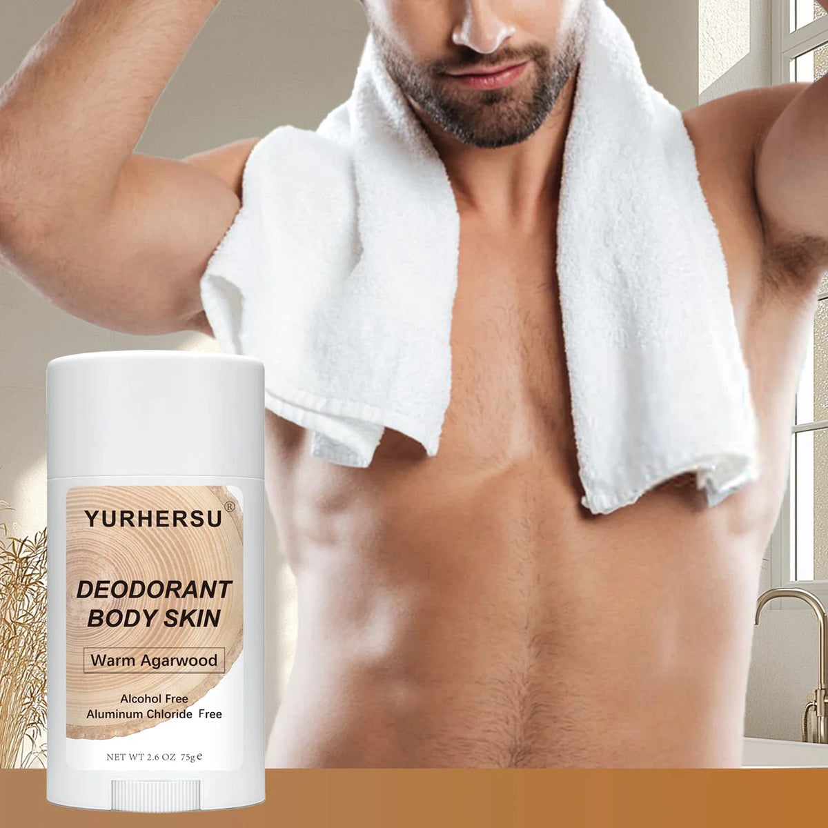 YURHERSU Agarwood Deodorant Stick – Natural Unisex Body Care