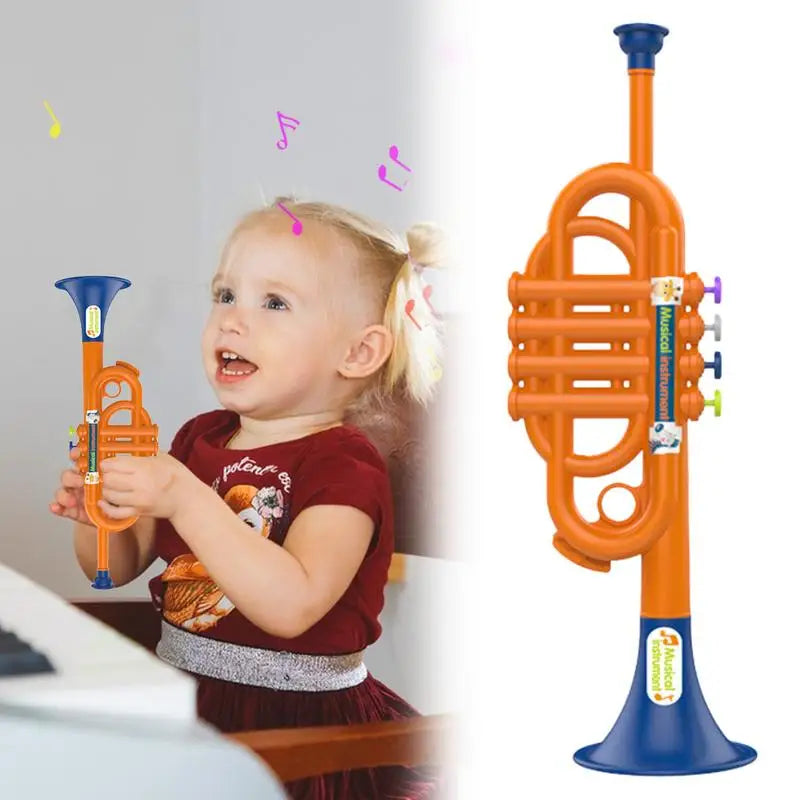 Kids Trumpet Toy – Musical Horn for Toddlers & Children