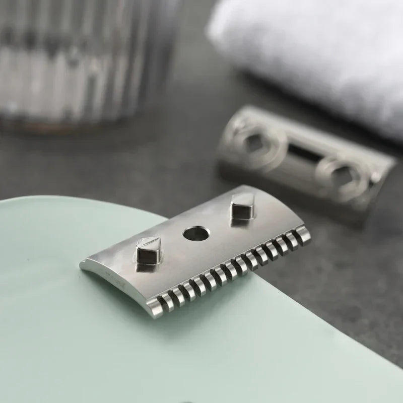2026 Arrival YAQI Harlequin 316 Stainless Steel Polished Safety Razor