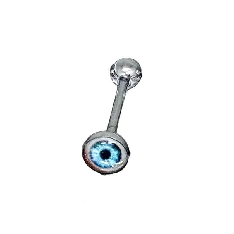 14G Stainless Steel Glow Tongue Ring Barbell | Body Jewelry