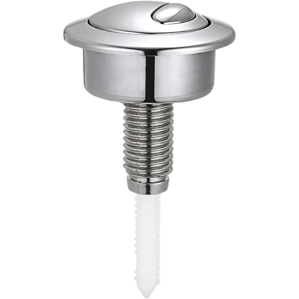 Dual Flush Toilet Push Button ABS Chrome Tank Replacement Kit