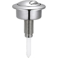 Dual Flush Toilet Push Button ABS Chrome Tank Replacement Kit