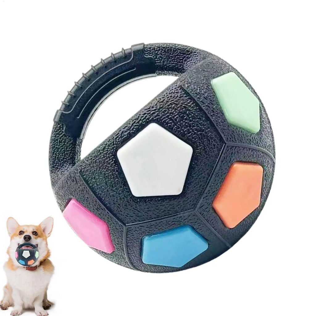 Football Tennis Ball Shaped Pet Dog Toys Durable Teething Relief