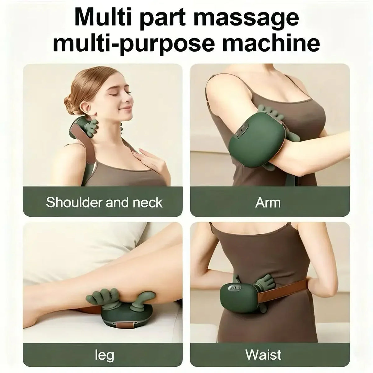 4D Heated Five-Finger Neck & Shoulder Massager | Wireless
