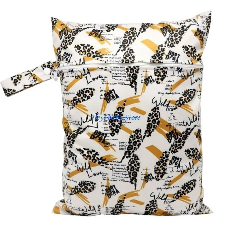Foldable Baby Diaper Bag | Cartoon Print Stroller Pack
