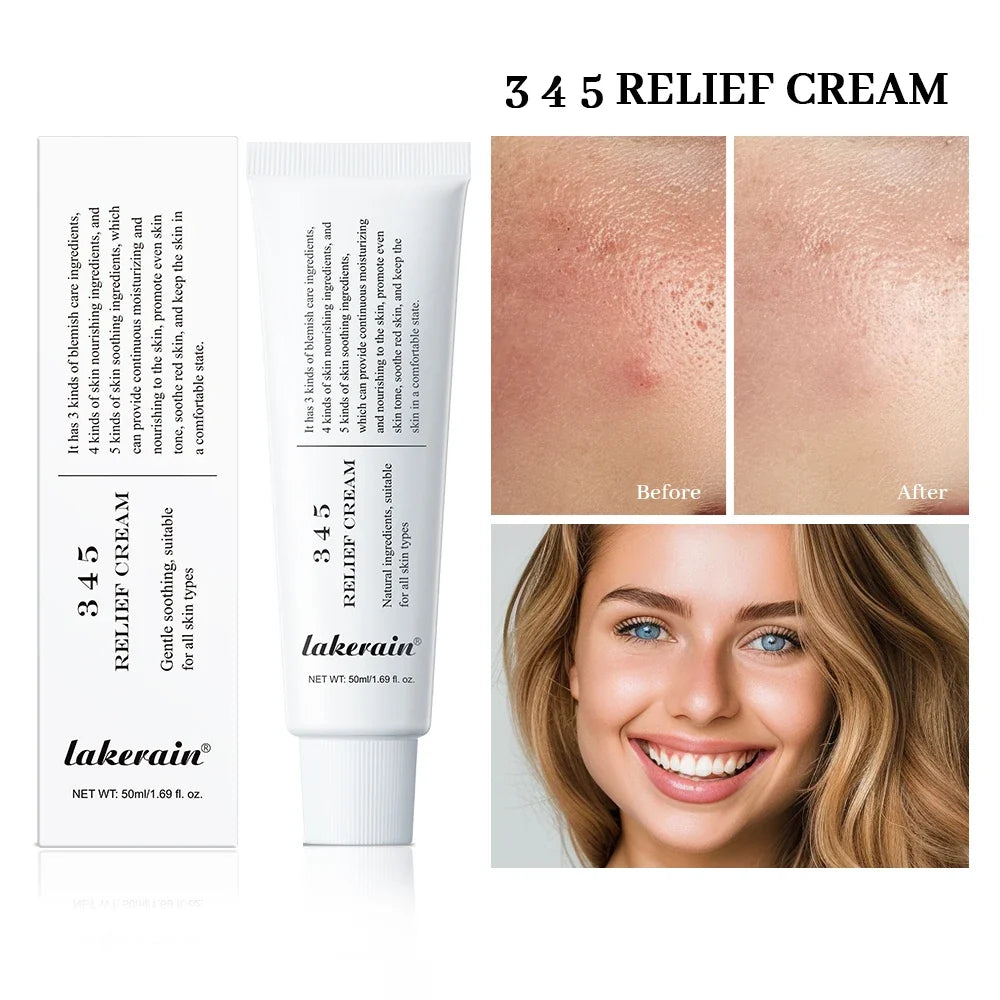 345 Relief Cream – Brightening, Moisturizing & Blemish Care