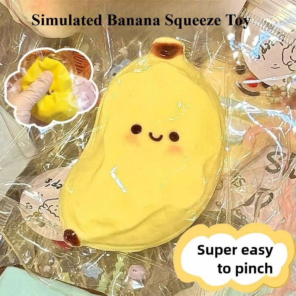 Banana Squeeze Slow Rebound Fidget Toy – Kids & Teens