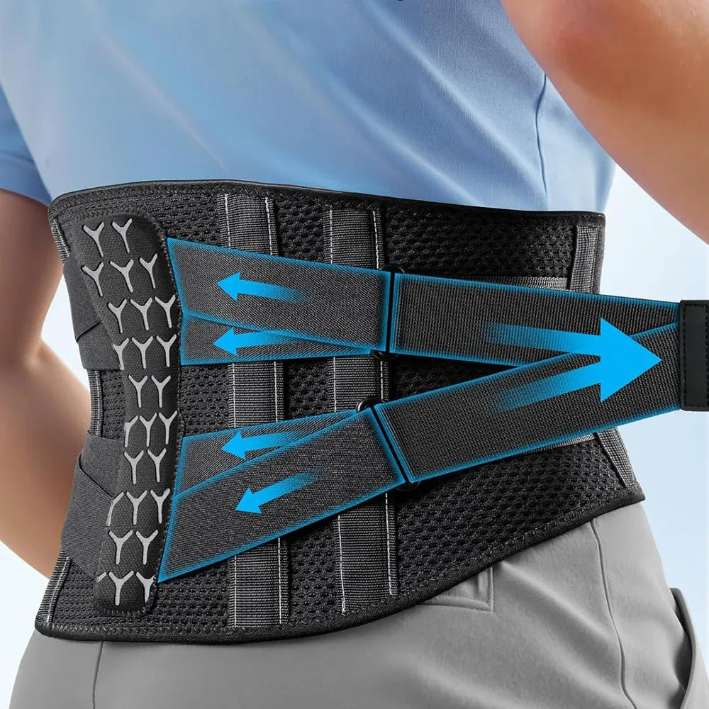 Breathable Adjustable Lumbar Support Back Brace | Waist Brace