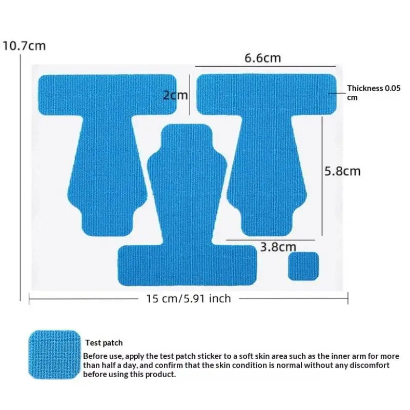 Precut Elastic Thumb Support Tape – 10 Sets | Flexible Wrap