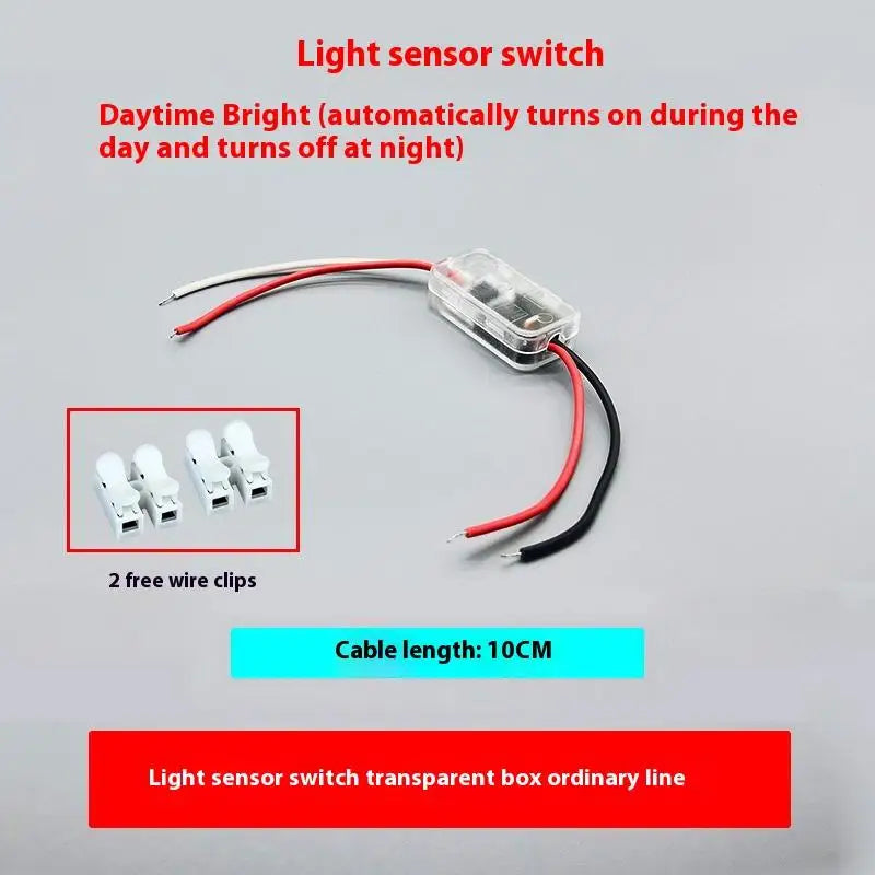 DC 3.7V–24V 5A Photocell Light Sensor Switch | Auto On/Off