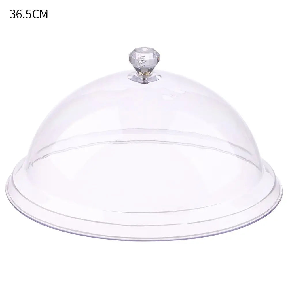Round Plastic Cake Dome Cover – Dust-Proof Food Display Lid