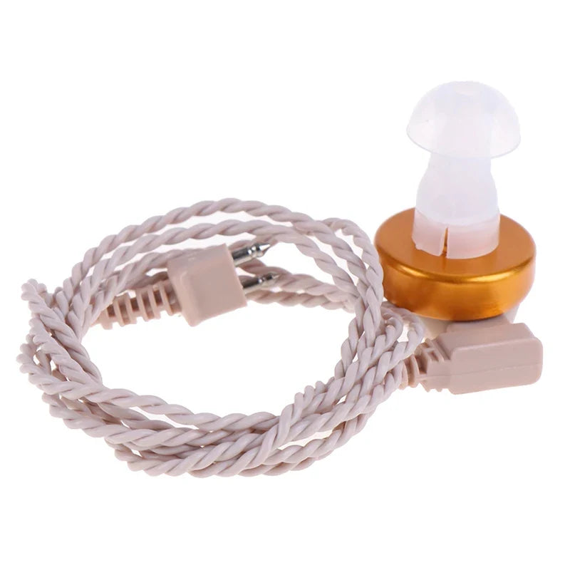 BTE Hearing Aid Receiver & Unilateral Cord Wire 2-Pin Speaker