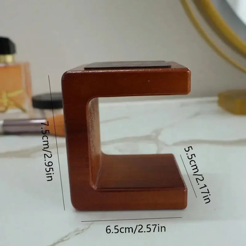 Solid Wood Watch Stand & Jewelry Organizer | Desktop Display