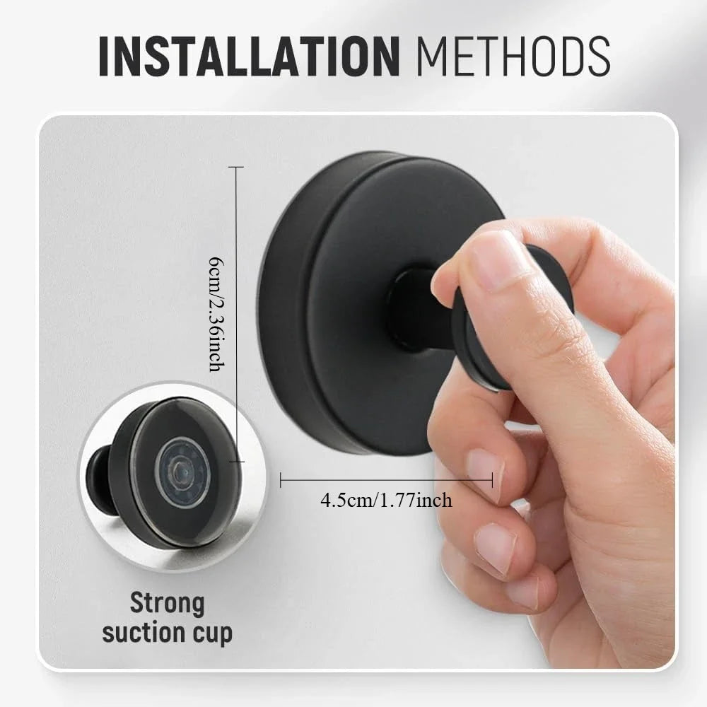 Stainless Steel Suction Cup Hooks – Shower, Bathroom & Mirror