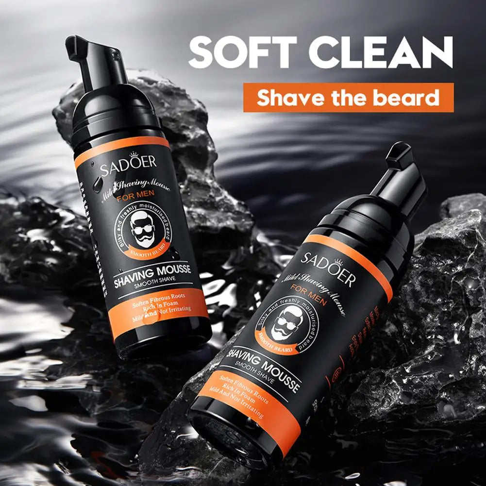 Sadoer Men's Shaving Cream – Aloe Vera & Vitamin E, 60ml