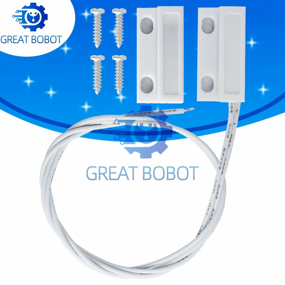 MC-38 Wired Magnetic Door Window Sensor for Arduino Alarms