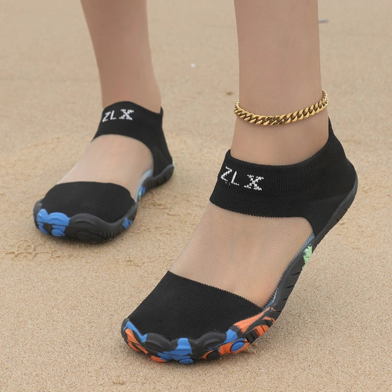 Women's Mesh Slip-On Shoes – Yoga, Gym, Beach & Hiking