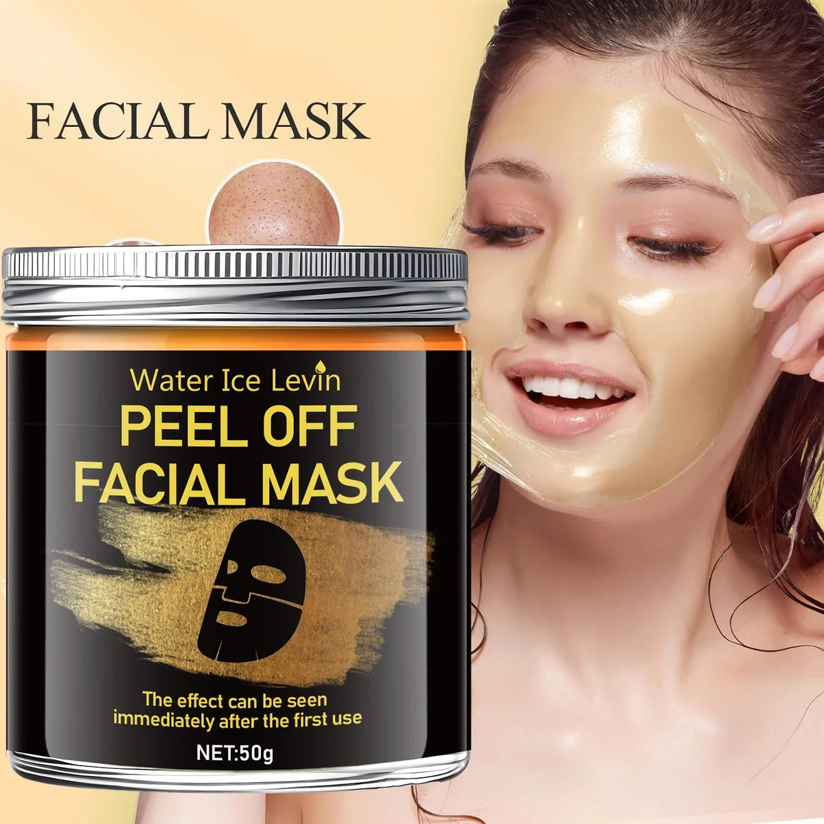 Turmeric Vitamin C Retinol Gel Peel Mask – Hydrating Face Mask