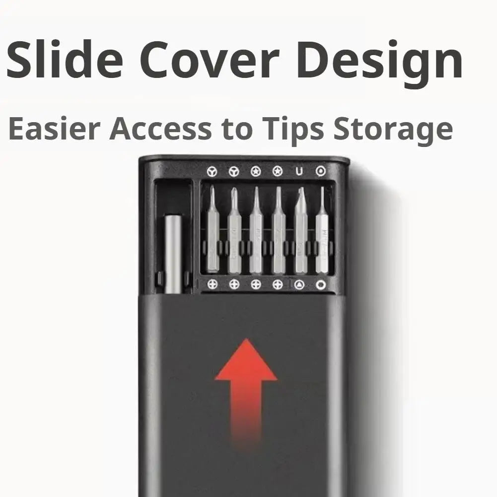 25-in-1 Precision Screwdriver Set – Torx, Hex & Flat Bits