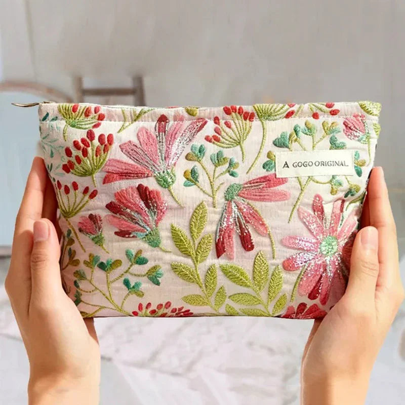 Women's Large Travel Cosmetic Bag – Silicone Toiletry Organizer