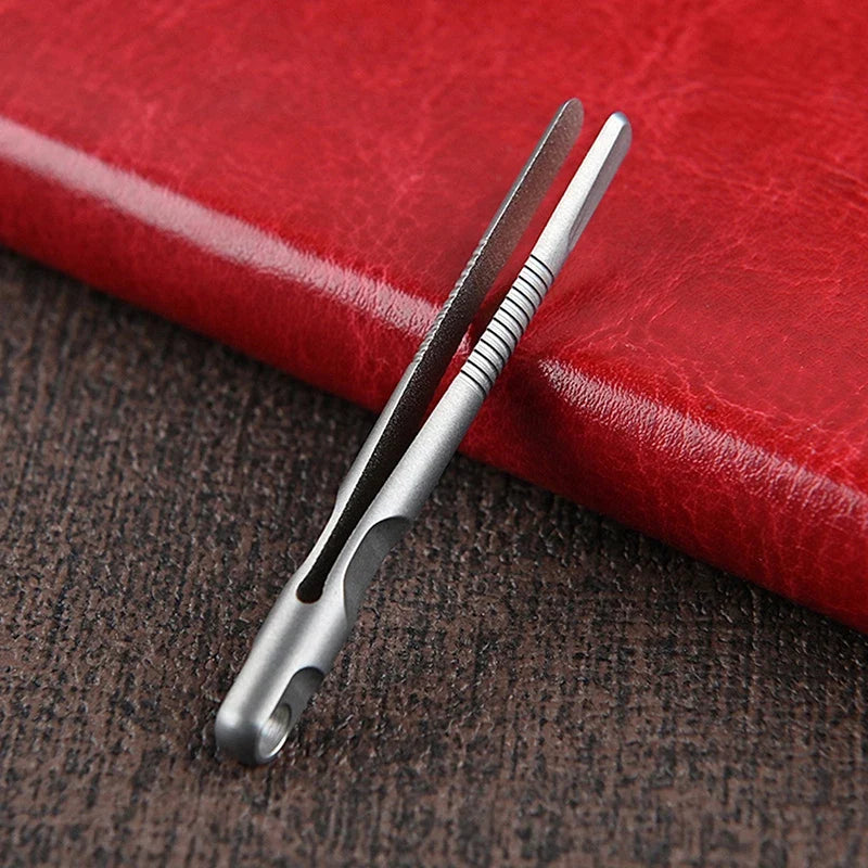 Mini TC4 Titanium Alloy Tweezers – EDC Camping Clip Tool