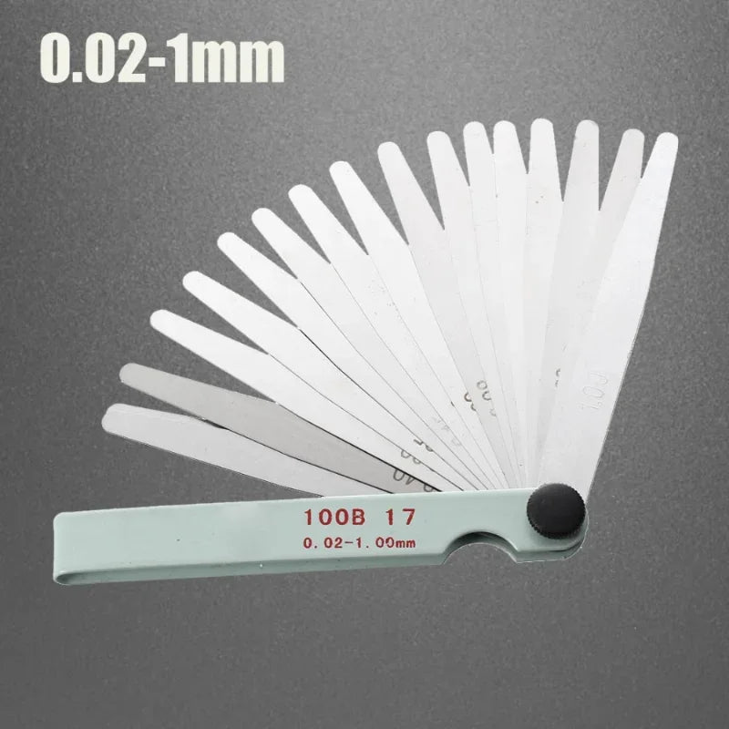 Professional 17 Blades Feeler Gauge Metric Gap Filler 0 02 Gage