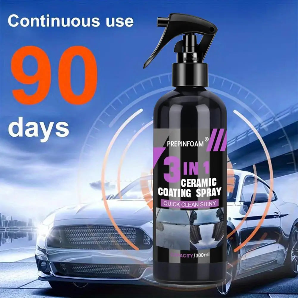 Nano Ceramic Coating Spray – Hydrophobic Car Paint Protector