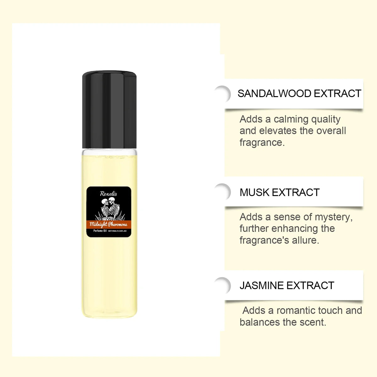 Midnight Musk Cologne Roll-On | Long-Lasting Pocket Fragrance
