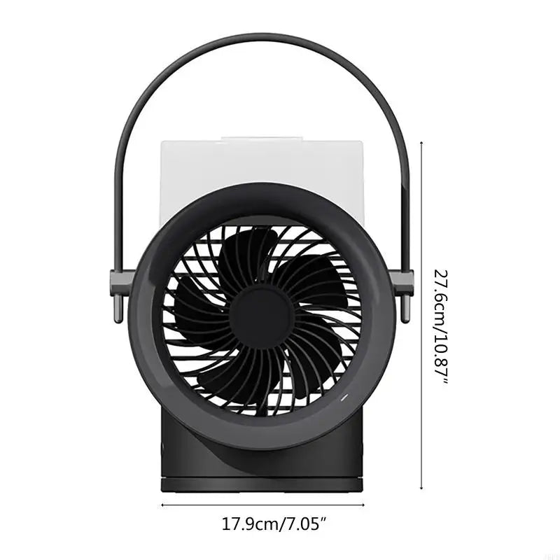 URGGU USB Rechargeable Humidifying Desktop Fan | 4000mAh
