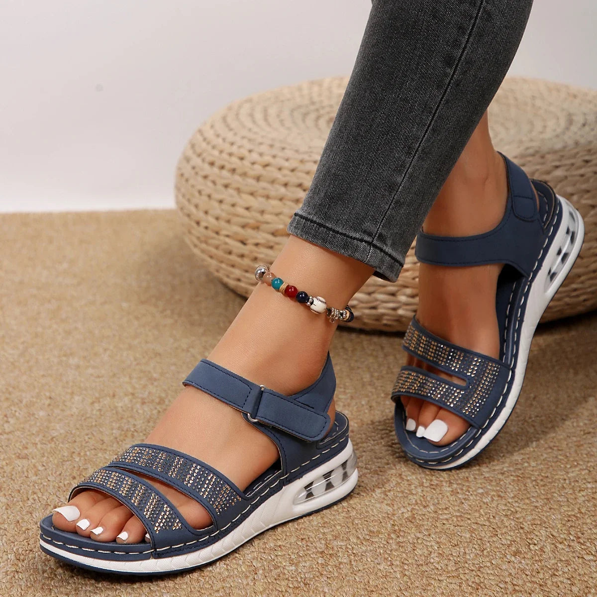 Women's Open-Toe Wedge Sandals | Wide Size EU 35–50