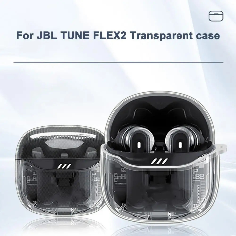Transparent TPU Case for JBL Tune Flex 2 | Protective Cover