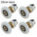 Sliding Shower Door Rollers Brass Center Replacement – Set of 4