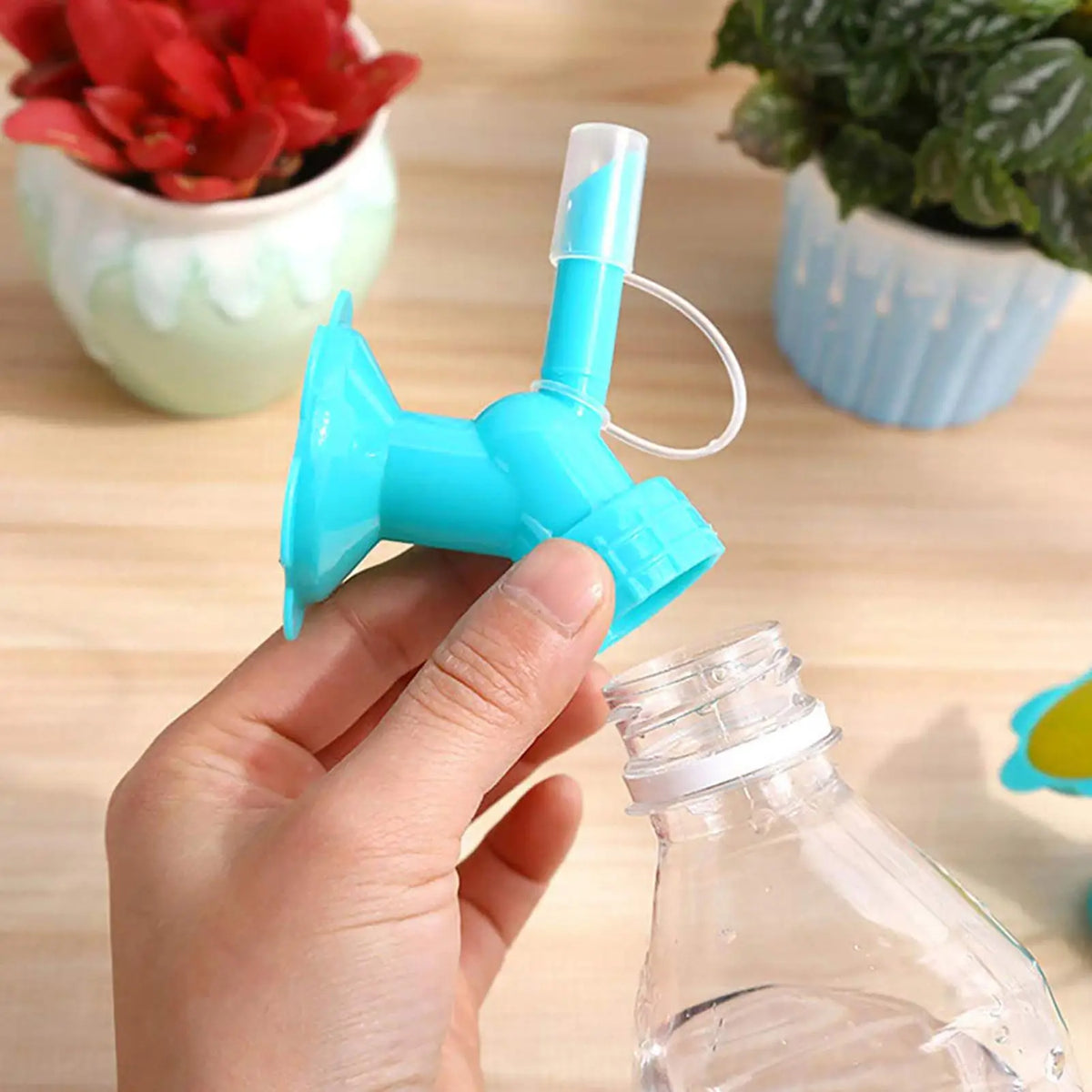 Sunflower Bottle Cap Watering Nozzle – Mist & Stream Sprinkler
