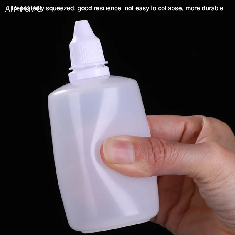 10-Pack Refillable Empty Eye Drop Squeeze Bottles 5–30ml