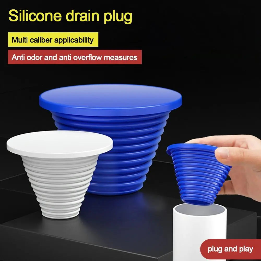 Silicone Sewer Pipe Sealing Ring Anti Odor Conical Shape Water Plug