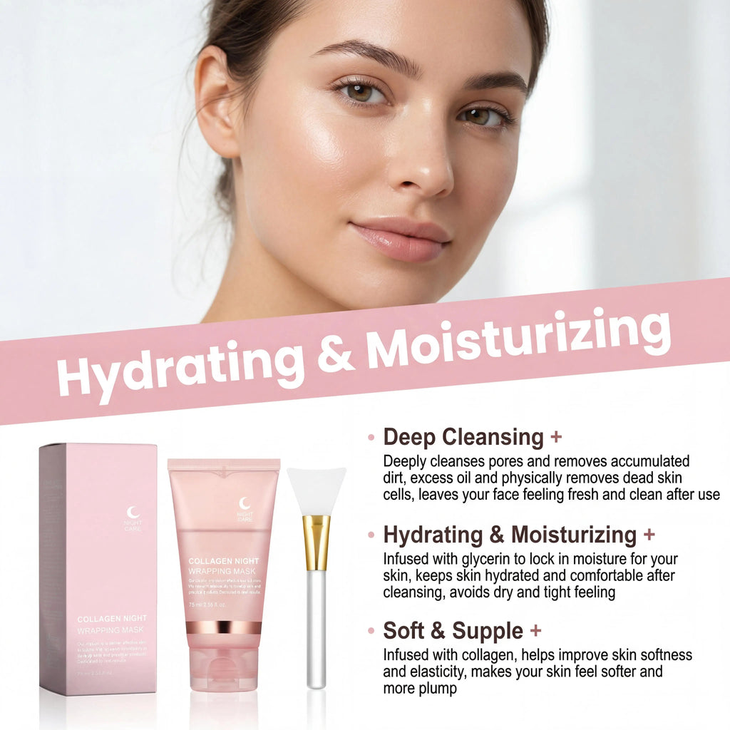 Collagen Peel-Off Face Mask – Deep Moisture & Anti-Aging Night