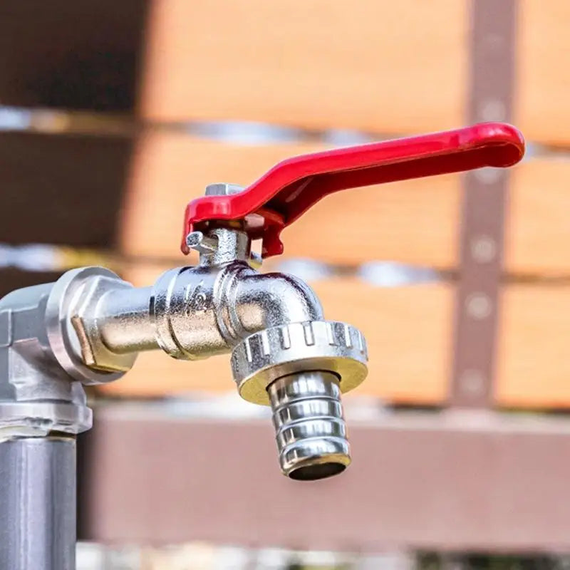 Garden Watering Irrigation Accessory 1 2x3 4 Lever Water Tap Zinc