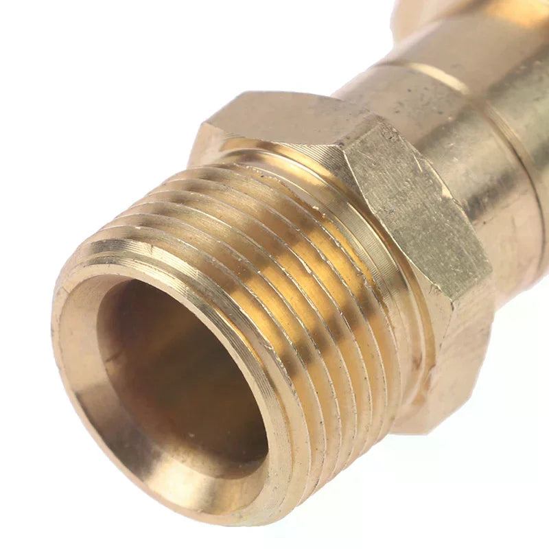 360 Degree Rotation Hose Sprayer Connector Brass Pressure M22 Thread