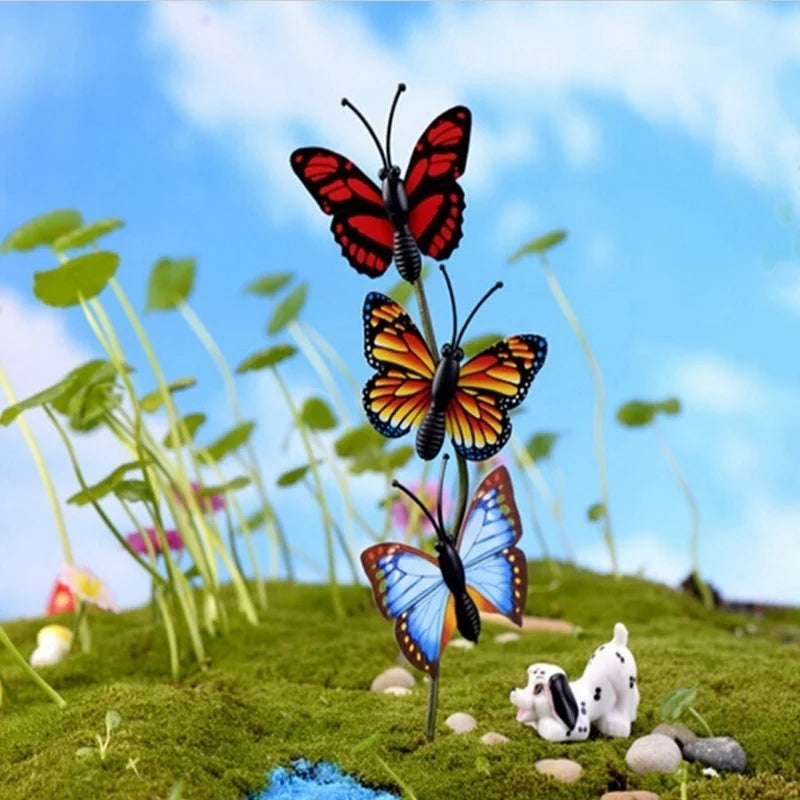 Colorful Butterfly Garden Stakes – Whimsical Yard & Pot Decor