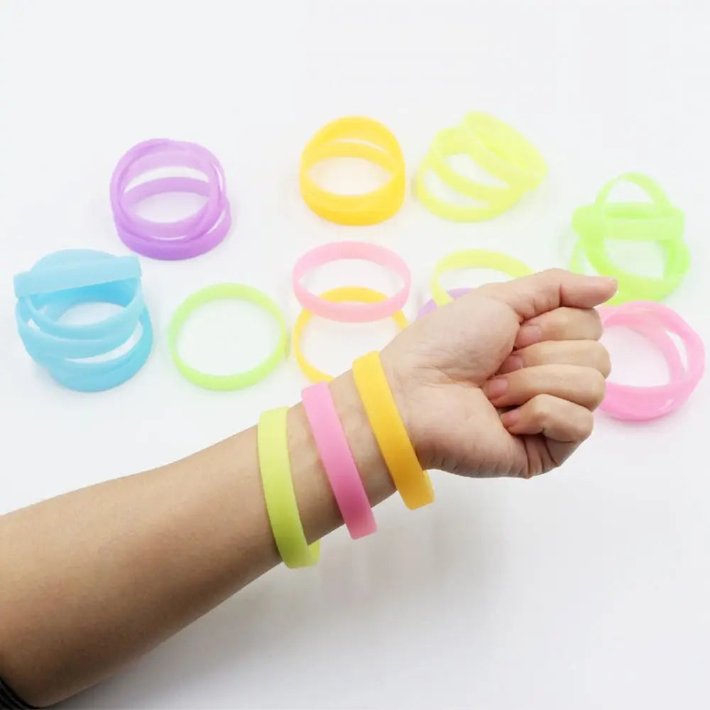 Luminous Silicone Sports Wristband – Glow Fitness Bracelet