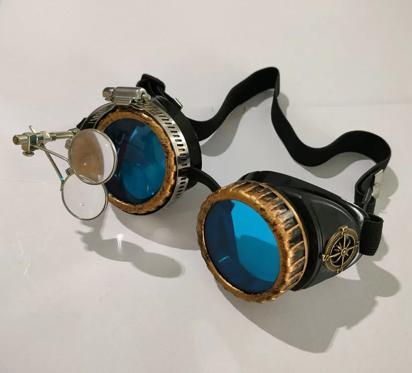 Steampunk Vintage Magnifying Goggles | Cosplay Prop