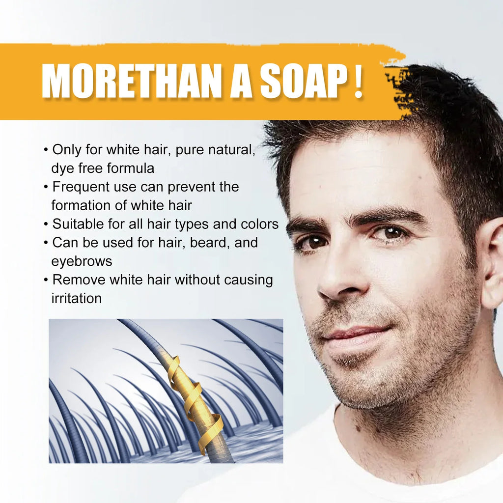 East Moon Hair Darkening Shampoo Bar | He Shou Wu Polygonum