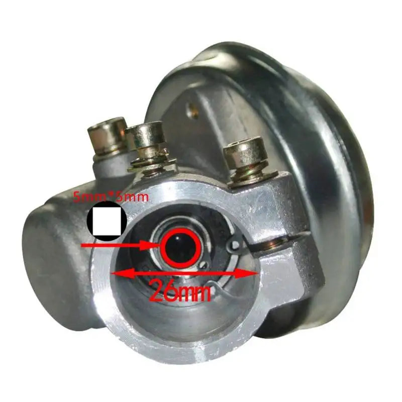 Square Rod Gearhead Gearbox Plate Scraping Brush Cutter Garden Power