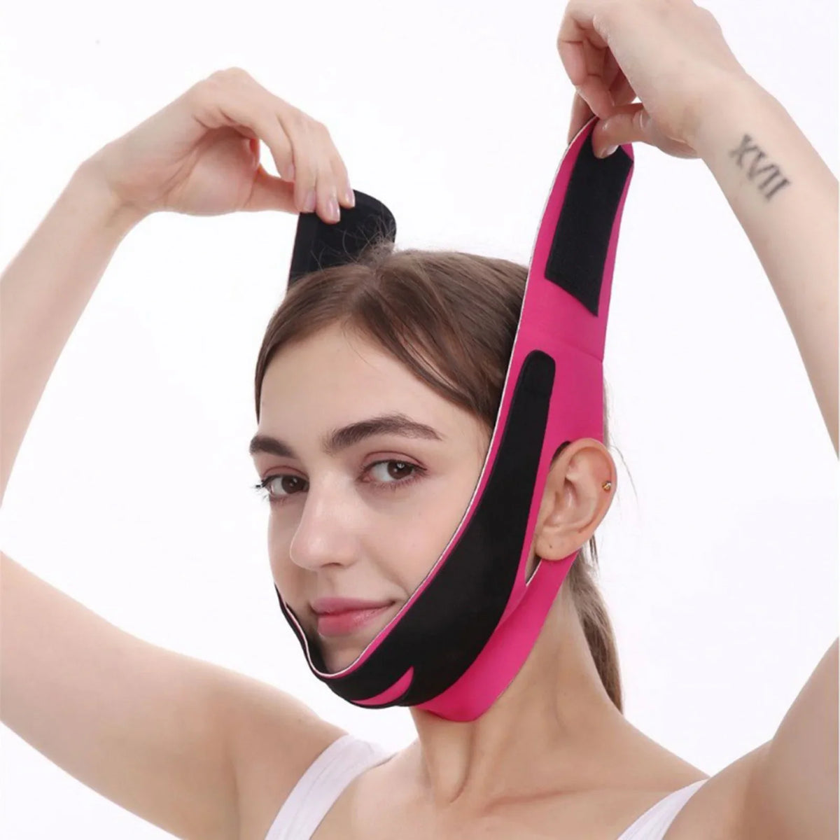 Adjustable Anti-Snoring Chin Strap & V-Line Face Slimmer